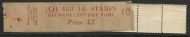 Sg 486 1d GVI Pale Red horizontal Delivery Coil leader O10 UNMOUNTED MINT