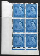 Sg XG6 4d Guernsey 2 x 9.5mm Crowns Cyl 1 No Dot perf FL (I/E) UNMOUNTED MINT