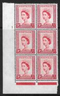 Sg XM1 2½d Isle of Man Cyl 1 No Dot perf FL (I/E) UNMOUNTED MINT