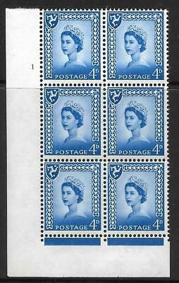 Sg XM6 4d Isle of Man Crowns Cyl 1 No Dot perf FL (I/E) UNMOUNTED MINT