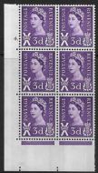 Sg XS3 3d Scotland Blue 2B 8mm Cyl 4 Dot perf A(E I) UNMOUNTED MINT