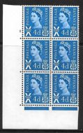 Sg XS12 4d Scotland 2 x 9.5mm Violet Cyl 2 No Dot perf A(E I) UNMOUNTED MINT