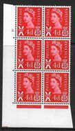 Sg XS14 4d Scotland No wmk 1CB Cyl 2 Dot perf A(E I) UNMOUNTED MINT