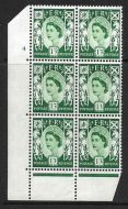 Sg XS22b Variety 9d Scotland Cream Cyl 4 No Dot perf C(E P) UNMOUNTED MINT