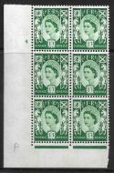 Sg XS24b 1 3 Scotland 2 x 8mm Blue Cyl 4 No Dot perf FL(I E) UNMOUNTED MINT