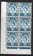 Sg XS26 1 6 Scotland 2 x 9.5mm Violet Cyl 1 No Dot perf FL(I E) UNMOUNTED MINT
