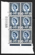 Sg XW10 5d Wales 2 x 9.5mm Cyl 2 No Dot perf A(E/I) UNMOUNTED MINT