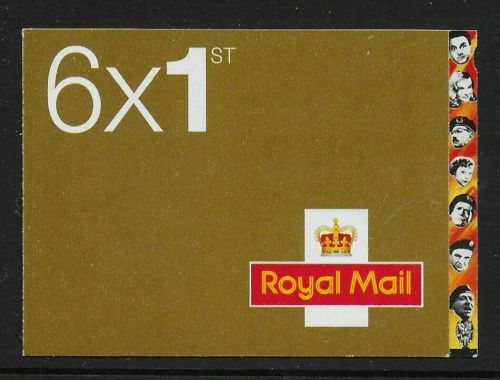 MB4g Carry on Advert 6 x 1st stamps barcode booklet - Self Adhesive  - No Cyl