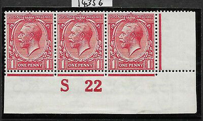N16(10a) 1d Carmine Control S22 Imperf with Cert UNMOUNTED MINT