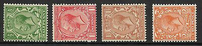 Sg 418a - 421b Block Cypher Watermark Sideways set of 4 values UNMOUNTED MINT