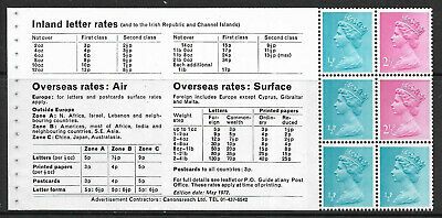 DP20 ½ LB perfect perfs - ex wedgwood booklet pane UNMOUNTED MINT