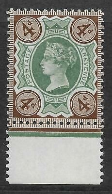 Sg 205 Spec K33(3) 4d Green & Deep Chocolate Brown Jubilee UNMOUNTED MINT