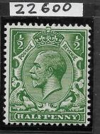 N14(-) unlisted ½d Myrtle Green with cert UNMOUNTED MINT