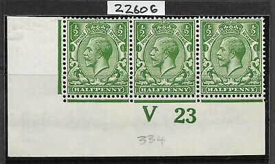 N14(-) unlisted ½d Deep Yellow Green Control V23 with cert UNMOUNTED MINT