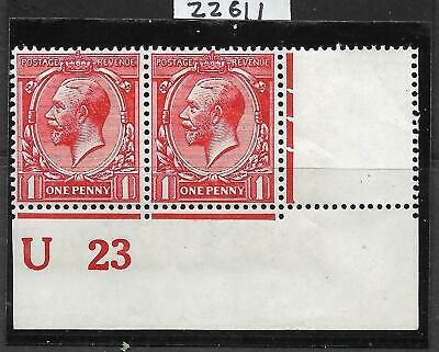 N16(-)Unlisted 1d Very Dp Bright Scarlet Royal Cypher U23 with cert MM Margin