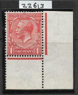 N16(-) Unlisted 1d Pale Bright Vermilion with cert UNMOUNTED MINT