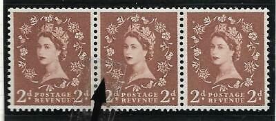 S38u 2d Wilding Edward Crown variety - stem on daffodil UNMOUNTED MINT/MNH