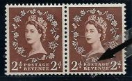 S36g 2d Wilding Tudor Crown with variety - extra leg to R UNMOUNTED MINT/MNH
