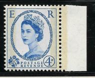Sg S87a 608a 4d Wilding Phos graphite Narrow Band Right single UNMOUNTED MINT