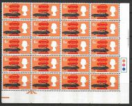 Sg 702pa+b 1966 Technology 6d (Phos) Listed Flaws - Broken D in LTD + NB - MNH