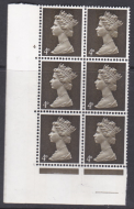 Pre-decimal Machin 4d PVA 2B Head A Perf A Cylinder 4 No Dot