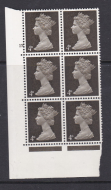 Pre-decimal Machin 4d PVA 2B Head B Perf A Cylinder 15 Dot