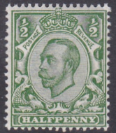 Spec N4(1) ½d Green Downey Head UNMOUNTED MINT/MNH