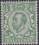 Spec N6(1) ½d Green Downey Head UNMOUNTED MINT/MNH