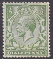 N14(13) ½d Pale Olive Green Royal Cypher UNMOUNTED MINT MNH
