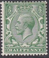 N14(14) ½d Blue Green Royal Cypher UNMOUNTED MINT MNH