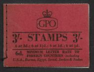 M13g 3 - Wilding GPO booklet - Graphite panes UNMOUNTED MINT MNH