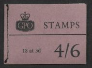 L11g 4 6 Wilding GPO booklet - Aug 59 Graphite UNMOUNTED MINT