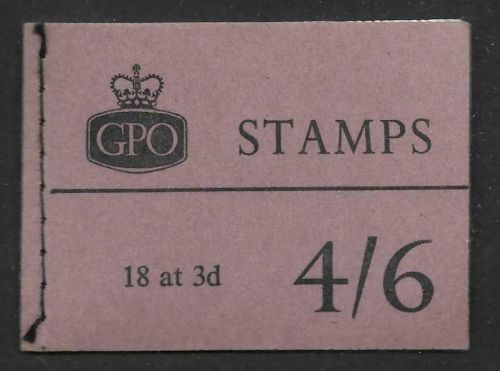 L11g 4 6 Wilding GPO booklet - Aug 59 Graphite UNMOUNTED MINT