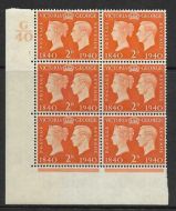 Sg 482 1940 2d Centenary Cylinder G40 1 No Dot UNMOUNTED MINT MNH