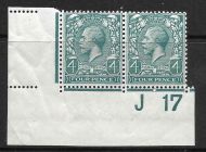N23(6) 4d Bluish Grey Green Royal Cypher control J17 imperf UNMOUNTED MINT