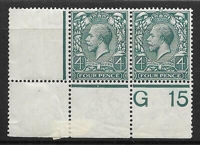 N23(1) 4d Grey Green Royal Cypher control G15 perf pair UNMOUNTED MINT