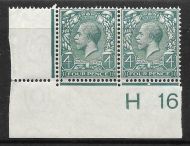 N23(2) 4d Pale Grey Green Royal Cypher control H16 imperf UNMOUNTED MINT
