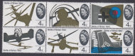 SG 673b  676c 1965 Battle of Britain 4d (Ord) - Listed Flaws Unmounted Mint
