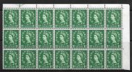 Sg S34g variety 1½d Wilding blue phos - daffodil flaw UNMOUNTED MINT
