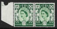 Sg XS22a 1 3 Scotland with variety - Broken Oblique in value UNMOUNTED MINT