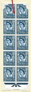 Sg XJ9 Sg 14a 9d Jersey with variety - leaf dot UNMOUNTED MINT MNH