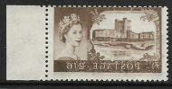 Sg 595a 2 6 Bradbury Wilkinson Castles - full offset UNMOUNTED MINT MNH