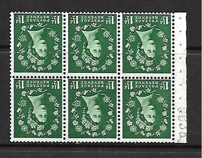 SB70a Wilding booklet pane Graphite perf type I UNMOUNTED MNT