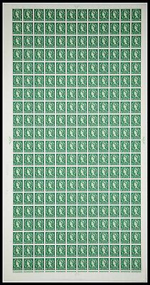 1½d Multicrowns on white cylinder 15 No dot FULL SHEET UNMOUNTED MINT