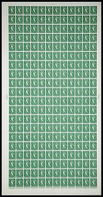 1½d Multicrowns on white cylinder 15 No dot FULL SHEET UNMOUNTED MINT