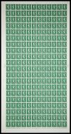 1½d Multicrowns on white cylinder 22 No dot FULL SHEET UNMOUNTED MINT