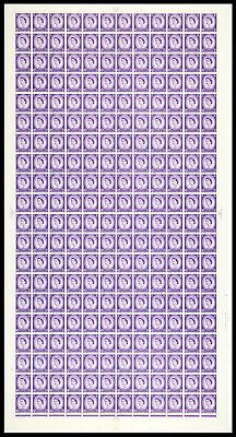 3d Multi Crowns on cream Experimental T wmk Full Sheet Cyl 70 Dot UNMOUNTED MINT
