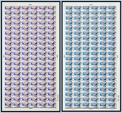 SG683p-SG684p 1965 ITU Full Sheet Set PHOS Unmounted Mint
