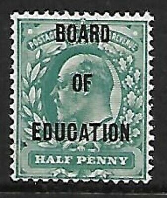 Sg O83 ½d Green Board Of Education overprint UNMOUNTED MINT