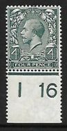 N23(3) 4d Deep Grey Green Royal Cypher control I16 perf single UNMOUNTED MINT